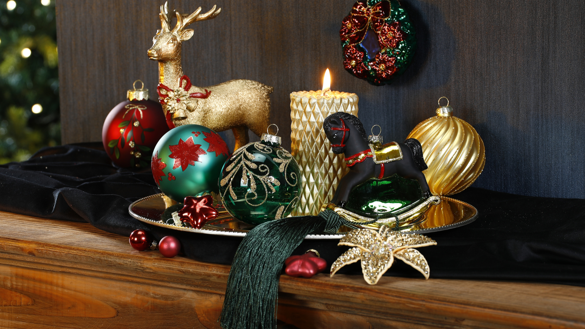 Christmas Classics creates the familiar festive mood with familiar colours and motifs. Photo: Inge’s Christmas Decor