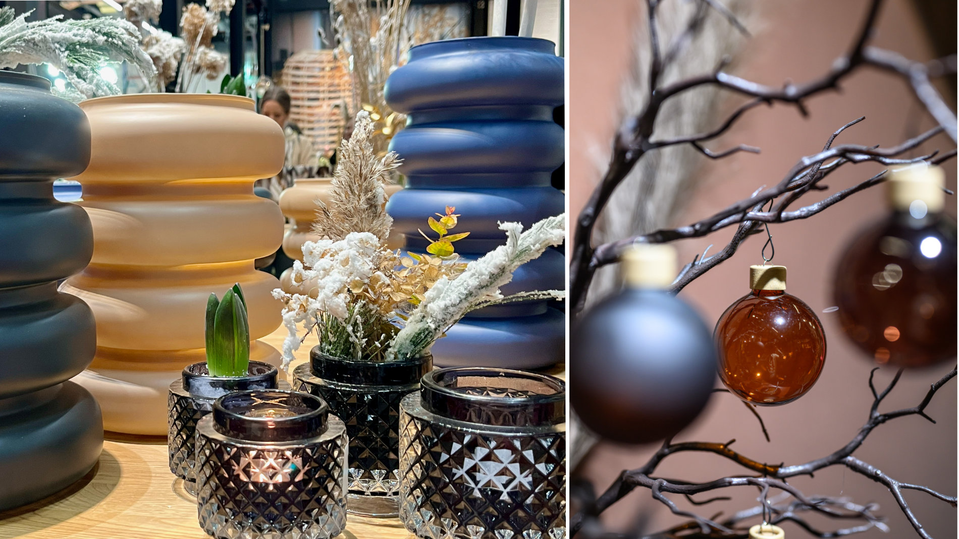 Kerstin Männer: Jodeco vases and baubles from Inge's Christmas Decor