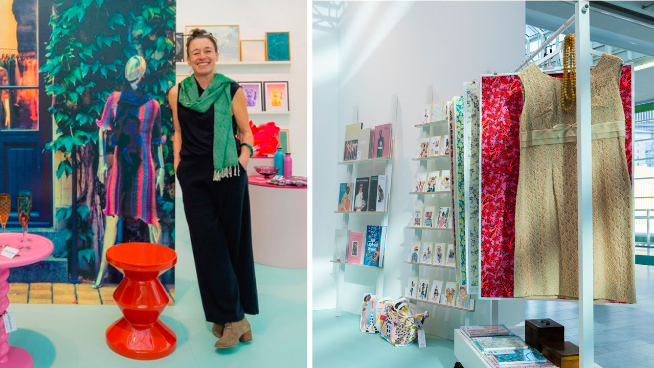 Angelika Niestrath at the special show Ms. Paper & Friends