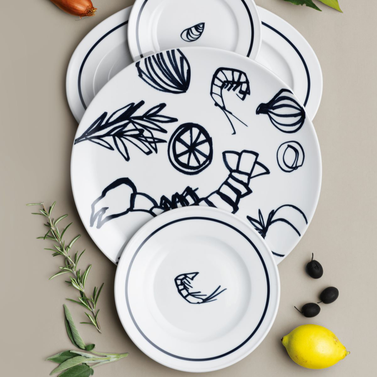 plates collection „Brasserie“ by Dibbern