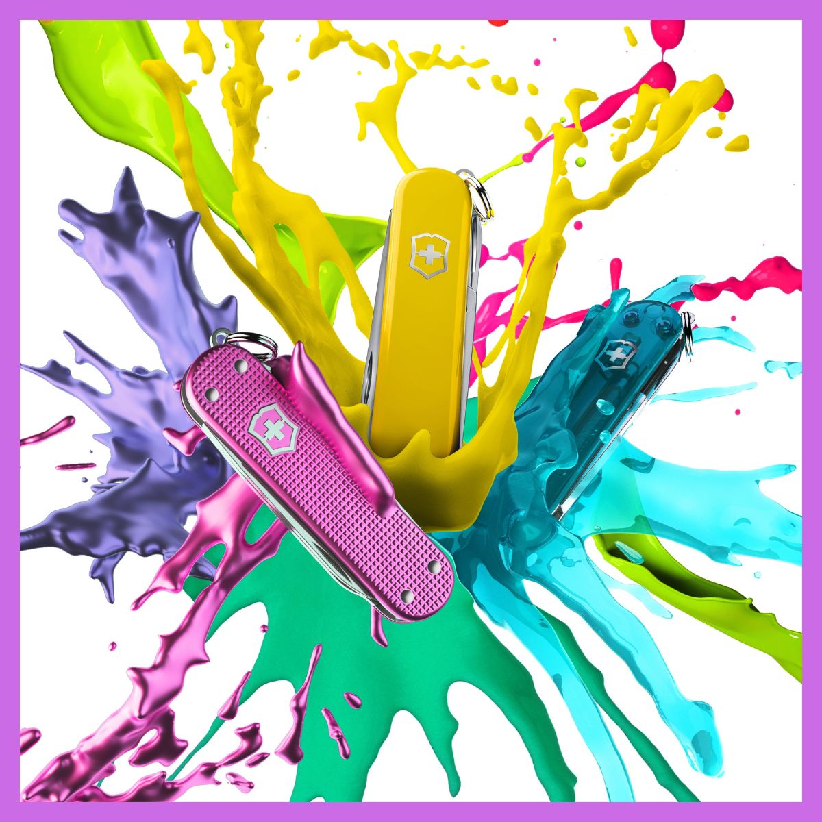 Colourful pocket knife series „Classic SD“ by Victorinox