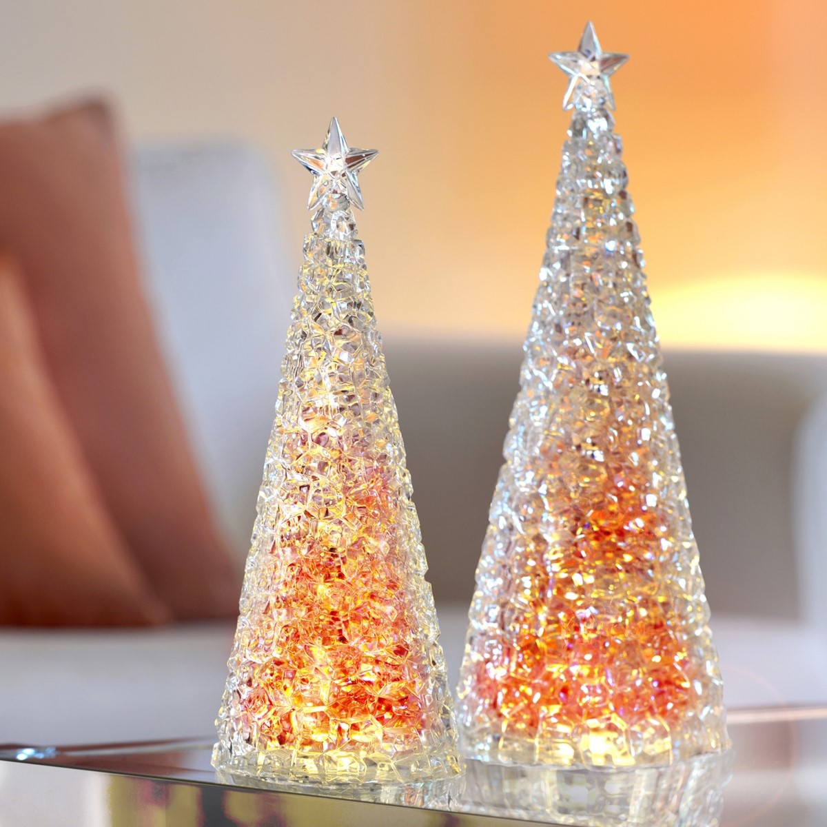 acrylic “Glamour” Christmas tree light from Sompex