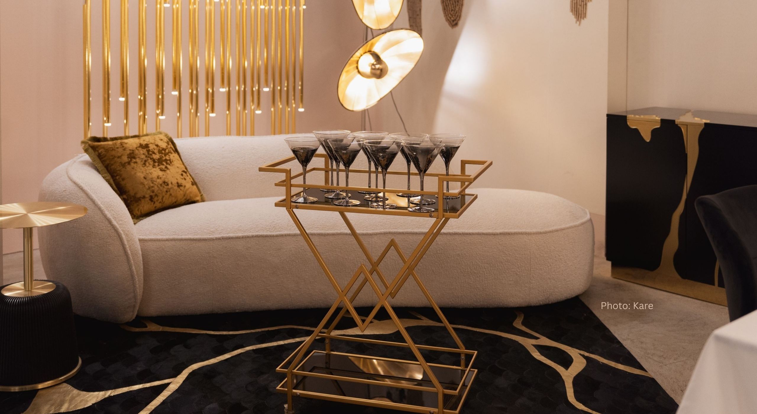 Wohnzimmer im Art Déco Stil