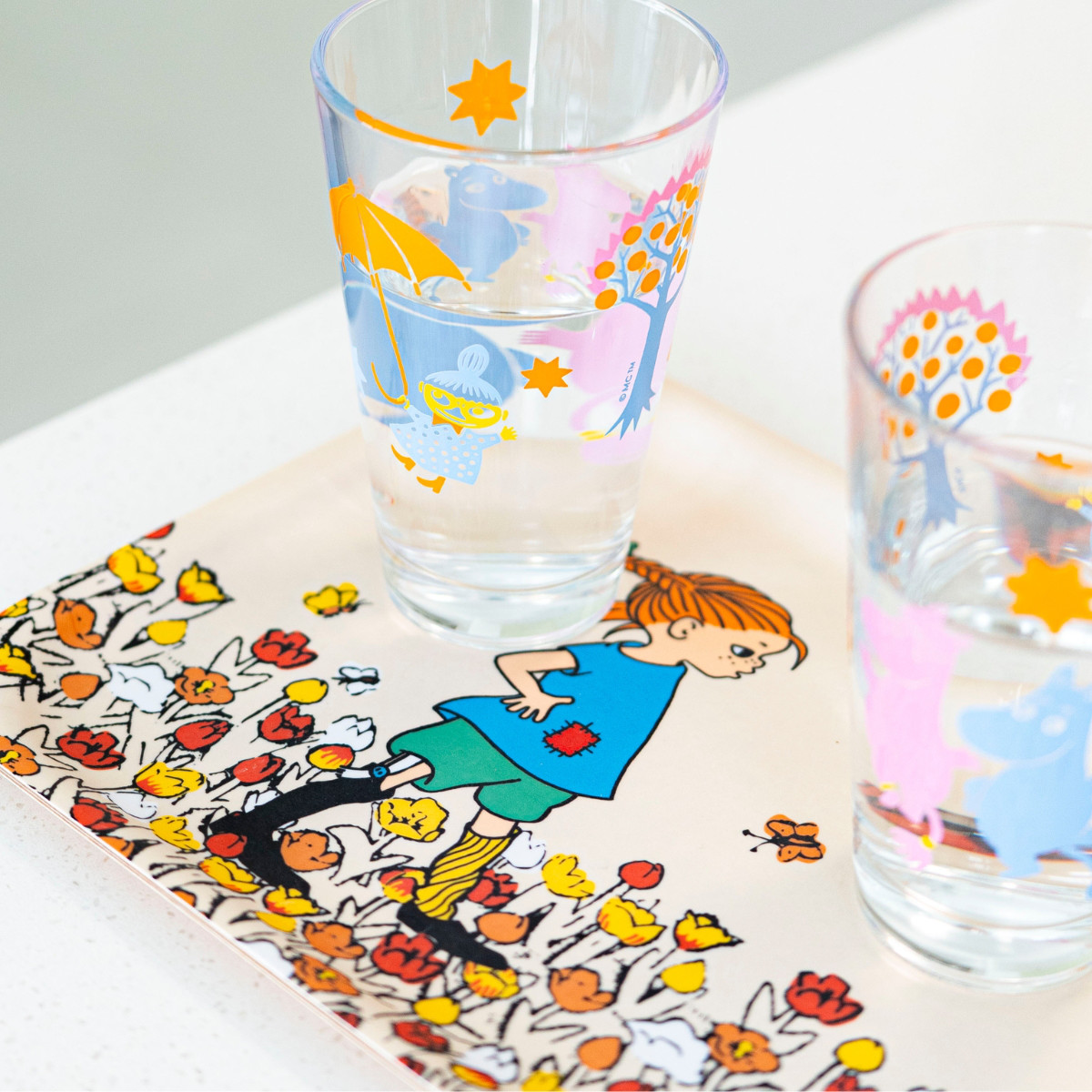 Moomin 80th Anniversary Glass Cup by Arabia