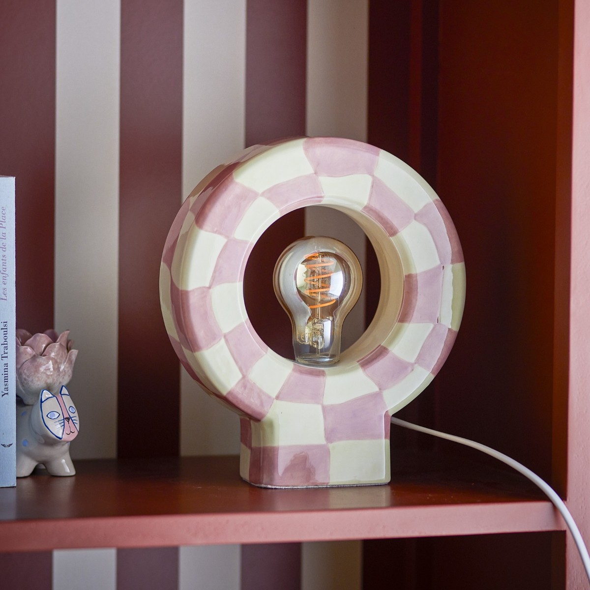 “Vialini” table lamp by Bloomingville