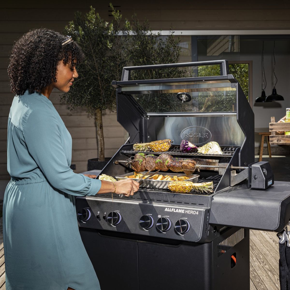 “Allflame” series of gas barbecues by Rösle