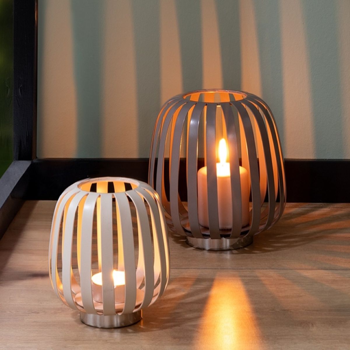 “Mambaia” lanterns from Fink Living