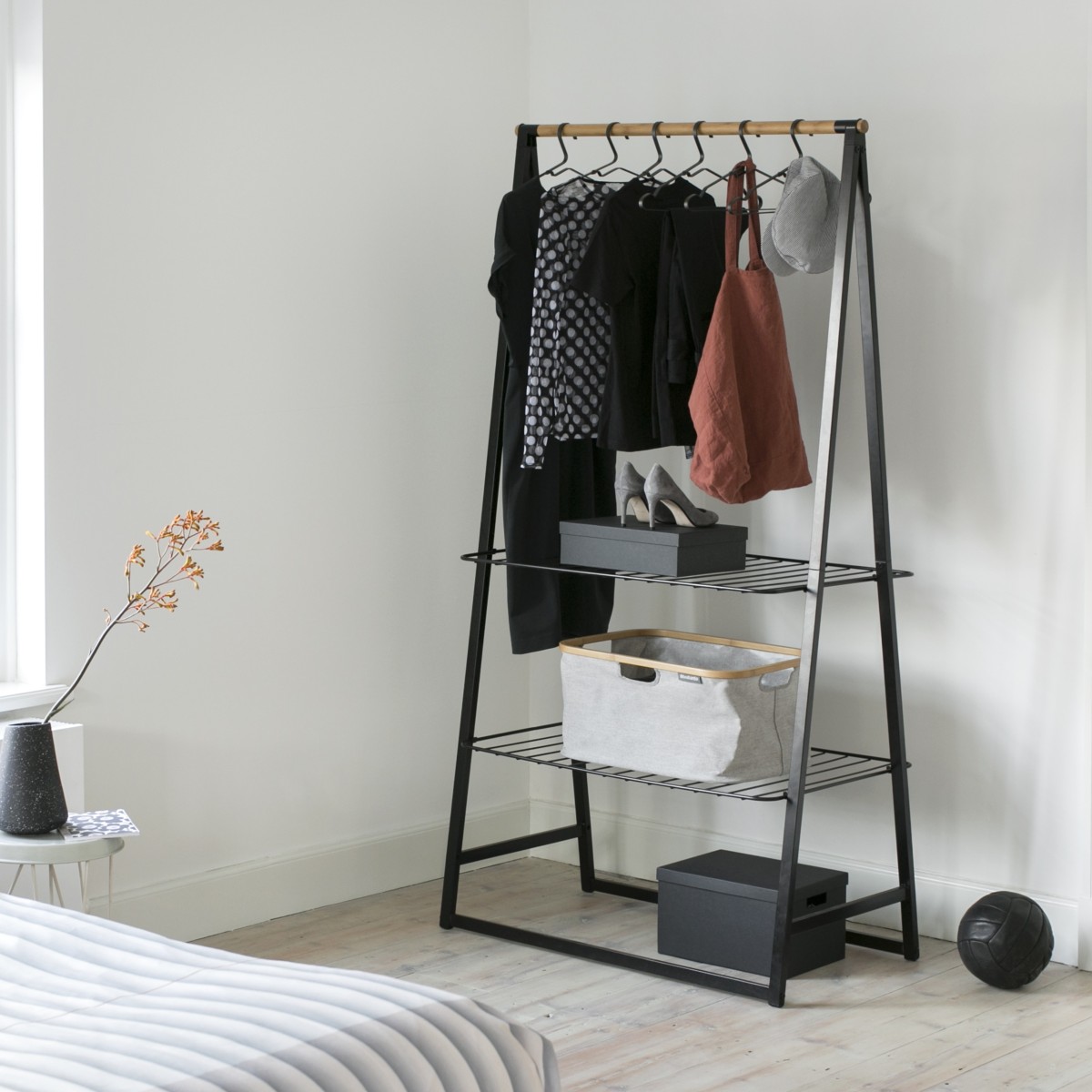 “Linn” clothes rack by Brabantia