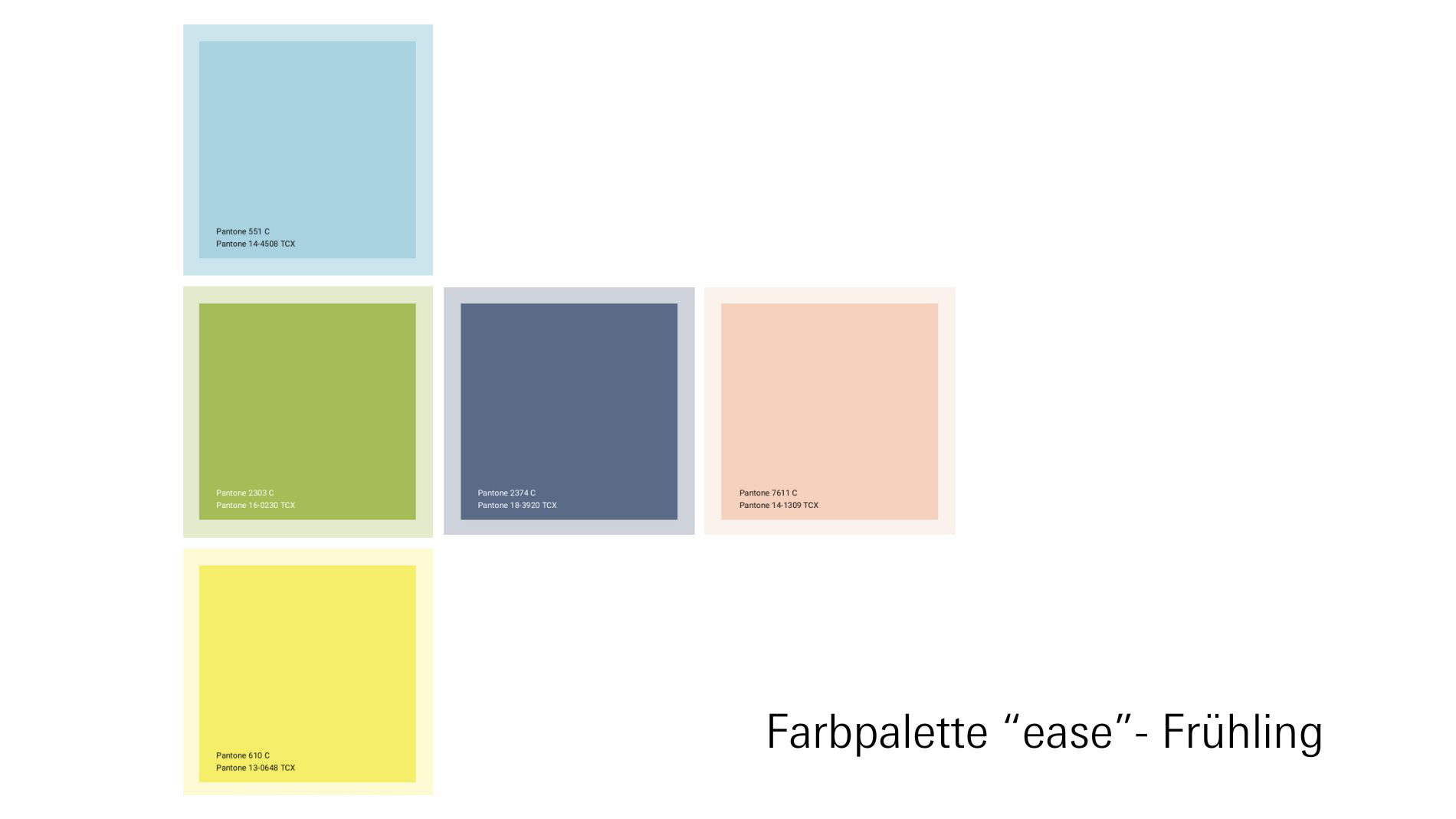 Farbpalette "ease" - Frühling