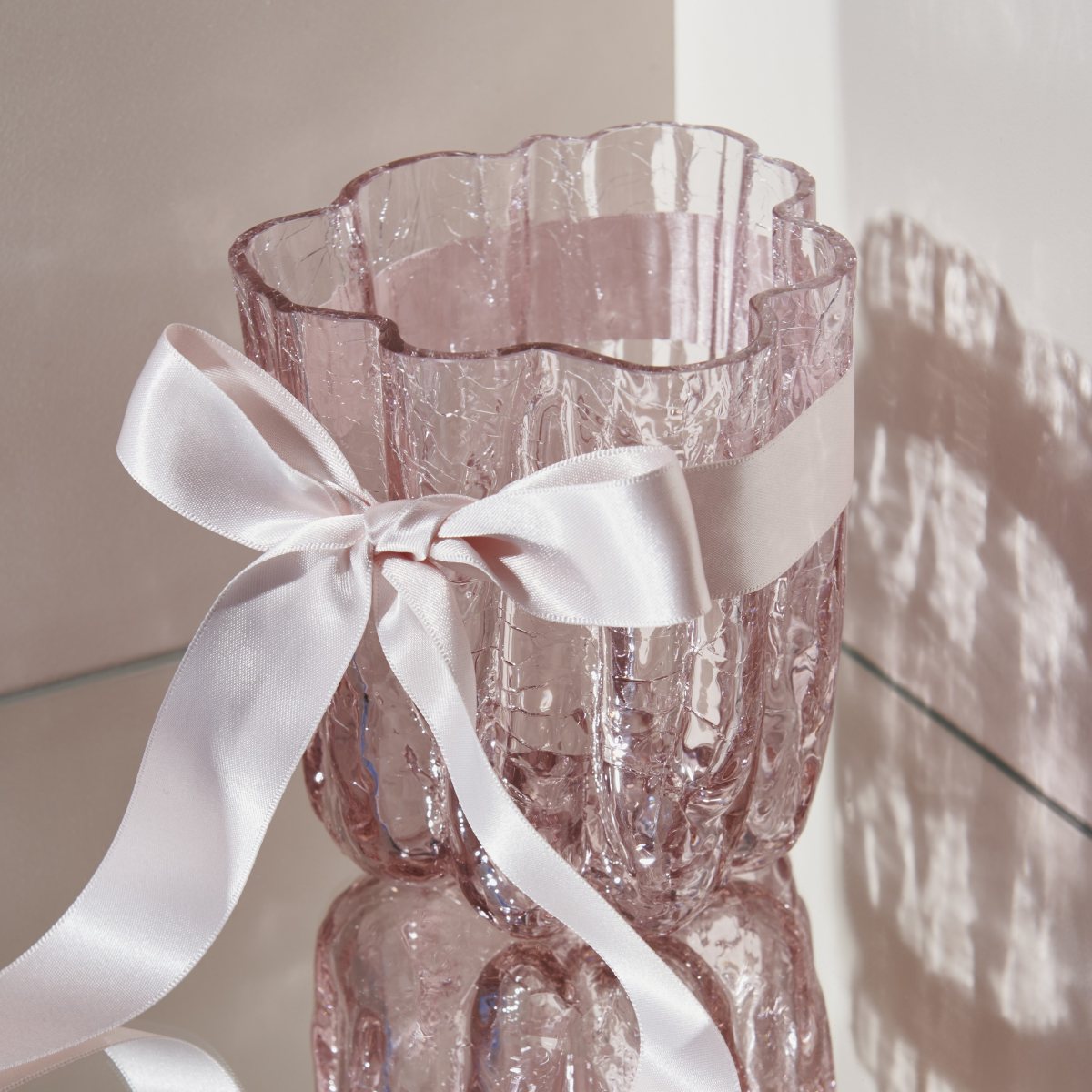‘Crackle’ vase by Kosta Boda