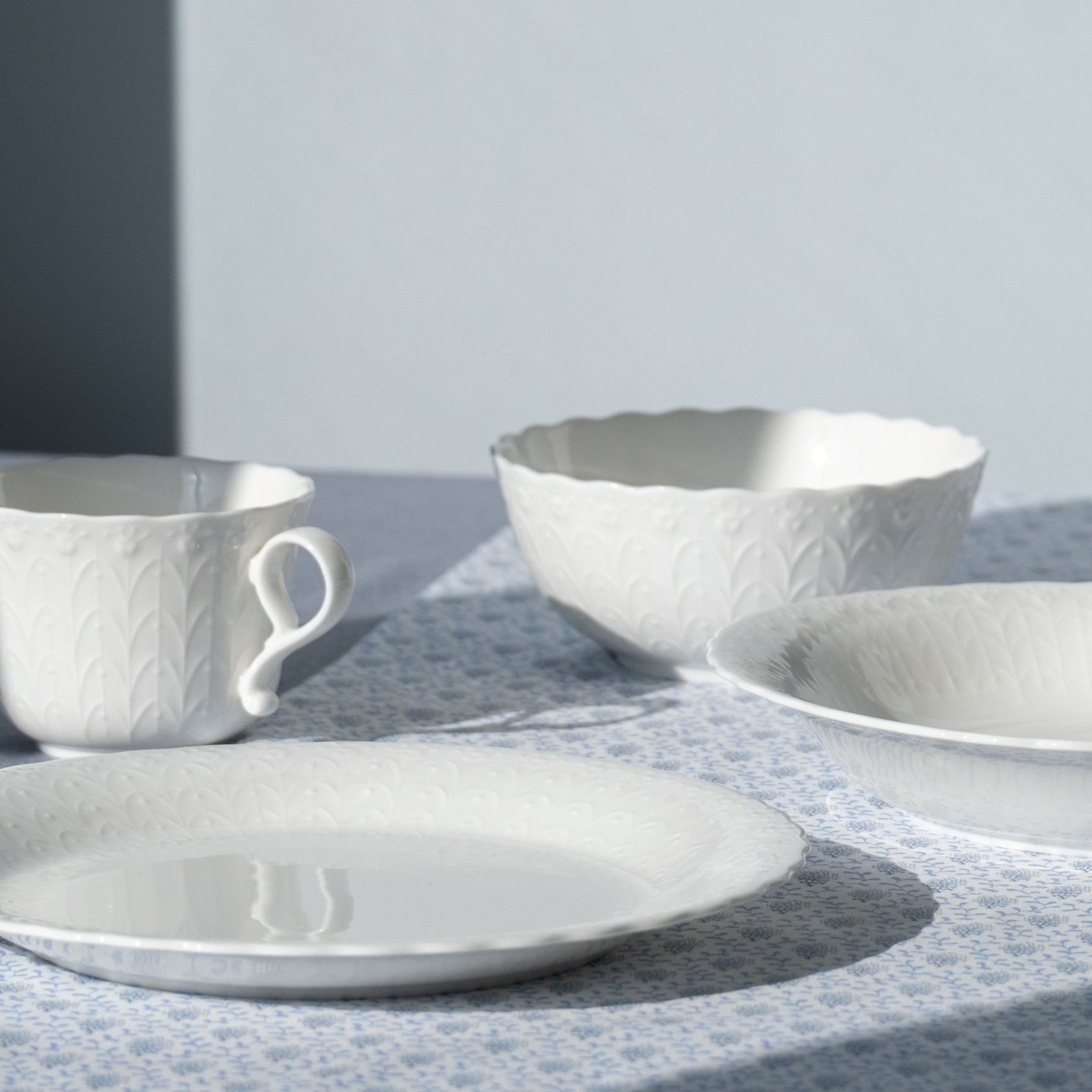 Geschirr „Silky White“ von Narumi