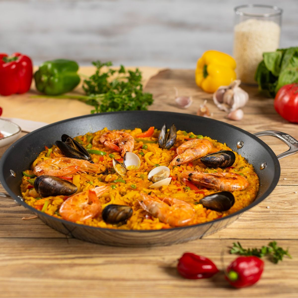 Paella pan by Kuhn Rikon