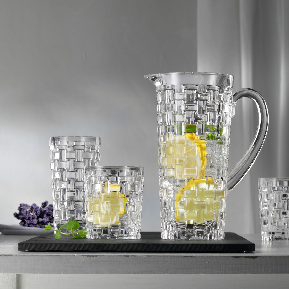 Crystal jug “Bossa Nova” by Nachtmann