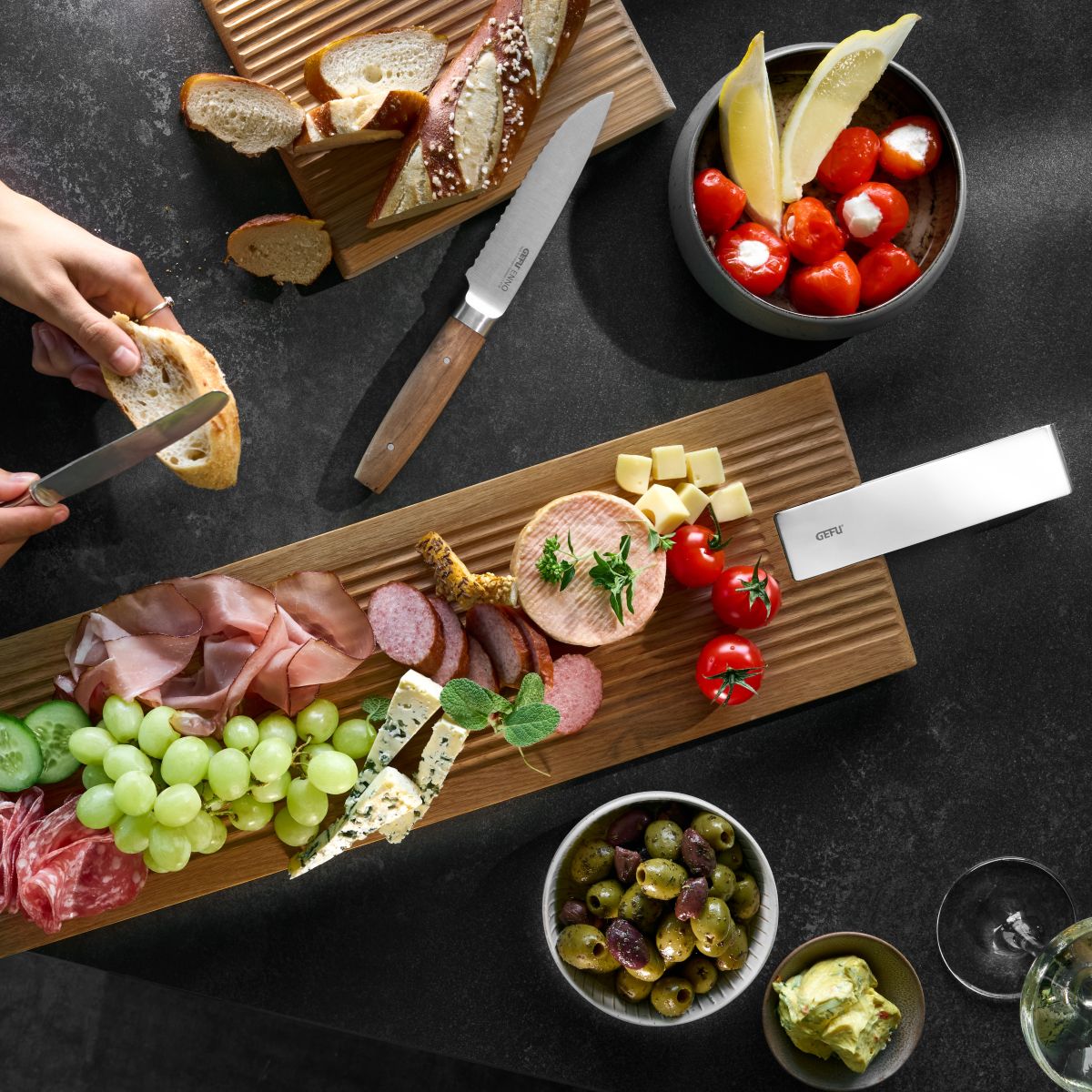 Serving boards by Gefu